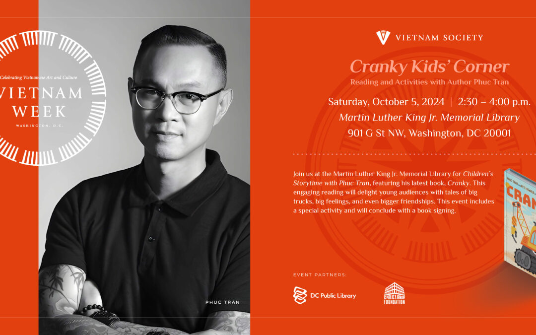Cranky Kids’ Corner: Reading and Activities with Author Phuc Tran