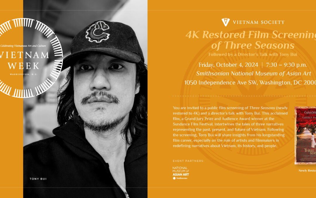 Three Seasons Film: 4K Restored Screening & Director’s Talk with Tony Bui